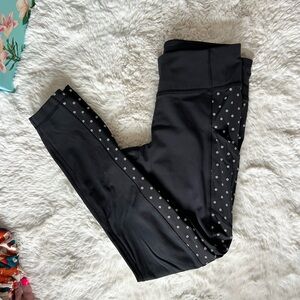 Lululemon tights, reflective sequins pattern